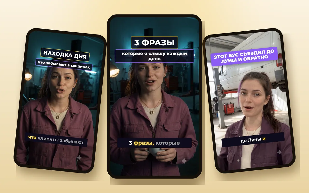 Скриншот: Уля — ИИ-ведущая соцсетей